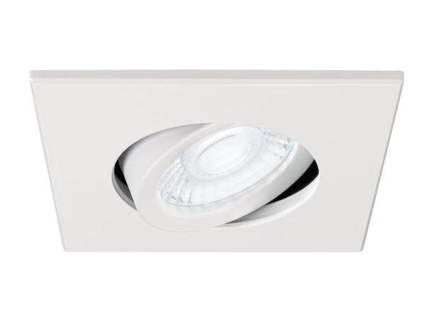 UNIVERSAL DOWNLIGHT Abdeckung, für Downlight IP20, schwenkbar, eckig, weiss