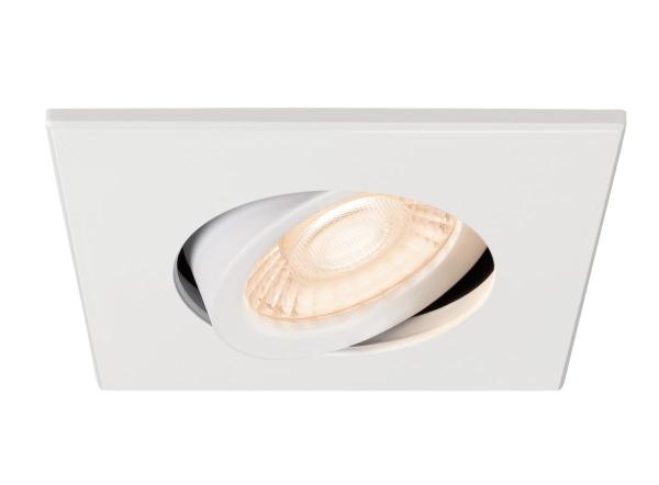 UNIVERSAL DOWNLIGHT Abdeckung, für Downlight IP20, schwenkbar, eckig, weiss