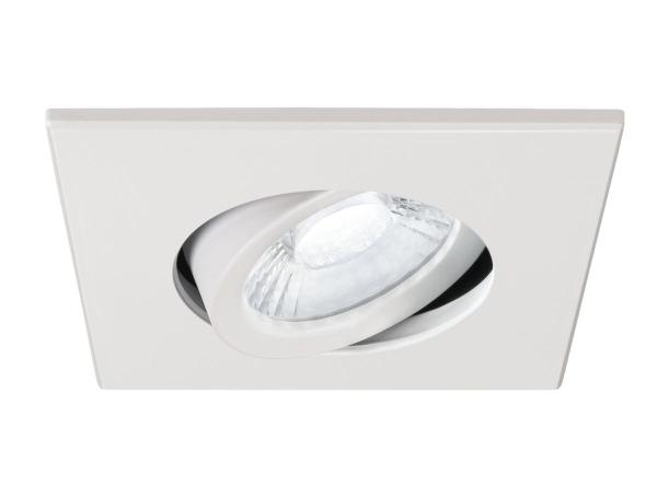 UNIVERSAL DOWNLIGHT Abdeckung, für Downlight IP20, schwenkbar, eckig, weiss