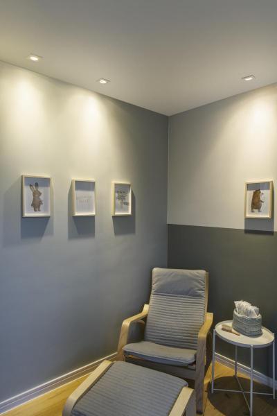 UNIVERSAL DOWNLIGHT Abdeckung, für Downlight IP20, schwenkbar, eckig, weiss