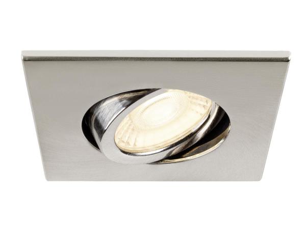 UNIVERSAL DOWNLIGHT Abdeckung, für Downlight IP20, schwenkbar, eckig, alu