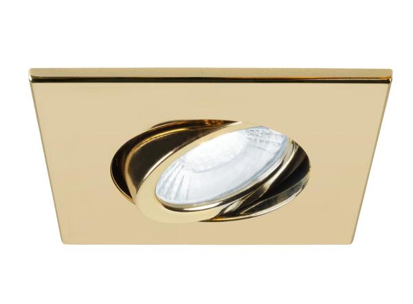 UNIVERSAL DOWNLIGHT Abdeckung, für Downlight IP20, schwenkbar, eckig, gold