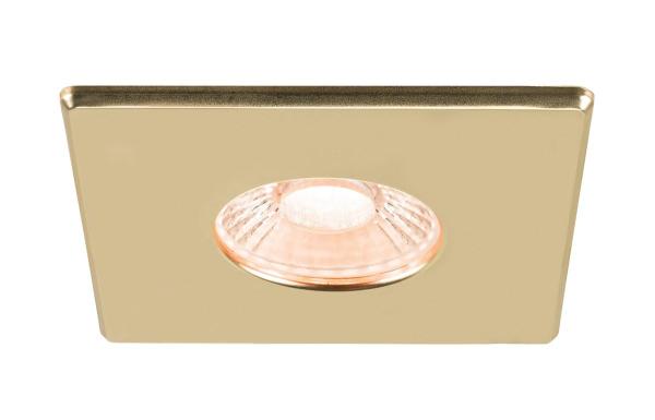 UNIVERSAL DOWNLIGHT Abdeckung, für Downlight IP65, eckig, gold matt