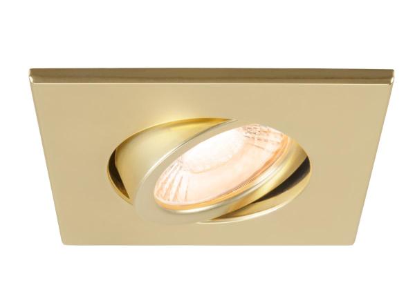 UNIVERSAL DOWNLIGHT Abdeckung, für Downlight IP20, schwenkbar, eckig, gold matt