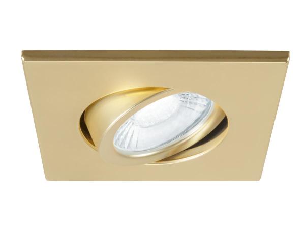 UNIVERSAL DOWNLIGHT Abdeckung, für Downlight IP20, schwenkbar, eckig, gold matt