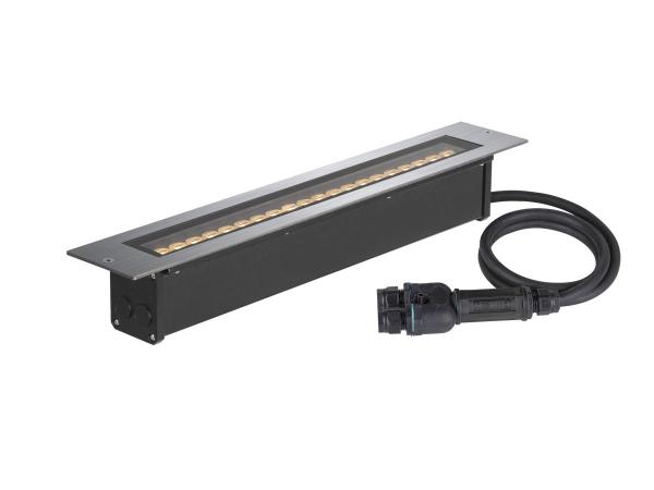 DASAR® 600, Bodeneinbauleuchte, 18 W, 3000 K, IP65/IP67, quadratisch, edelstahl