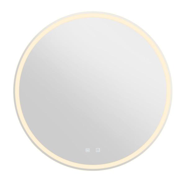 TRUKKO 80, Spiegel Ø 80 cm, chrom