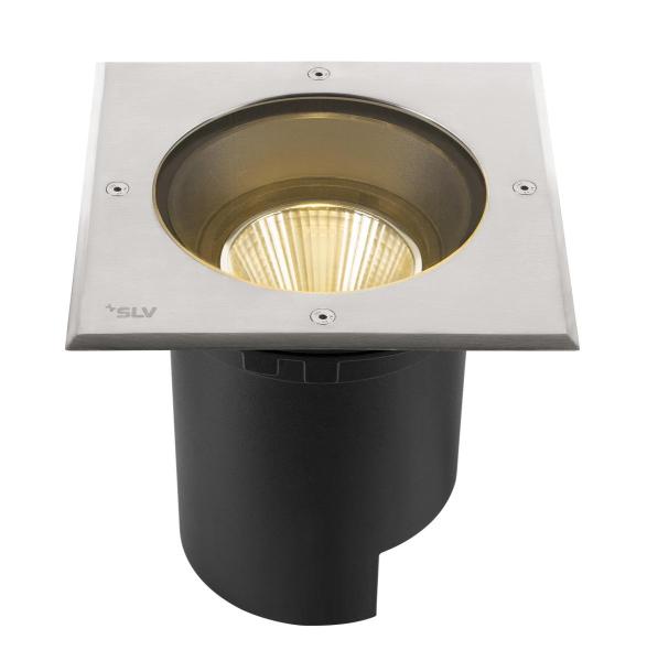 DASAR® L, RL eckige Abdeckung 24° 3000 K incl. DALI-Treiber edelstahl