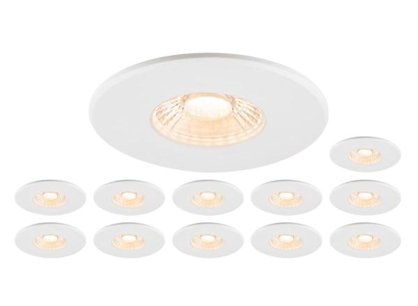 Sonderangebot: 12x UNIVERSAL DOWNLIGHT inkl. Abdeckung, Set bestehend aus 12x 1007095 UNIVERSAL DOWNLIGHT PHASE IP65 38° und 1007097 UNIVERSAL DOWNLIGHT Abdeckung - weiß