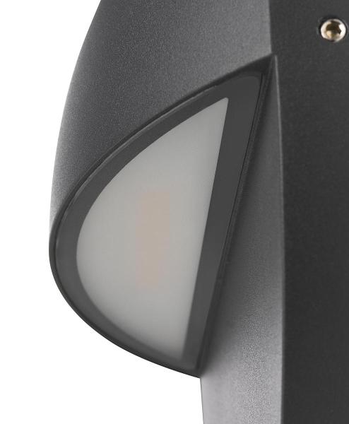 LID II, Wandaufbauleuchte, 2700/3000 K, 15 W, PHASE, 100°, anthrazit