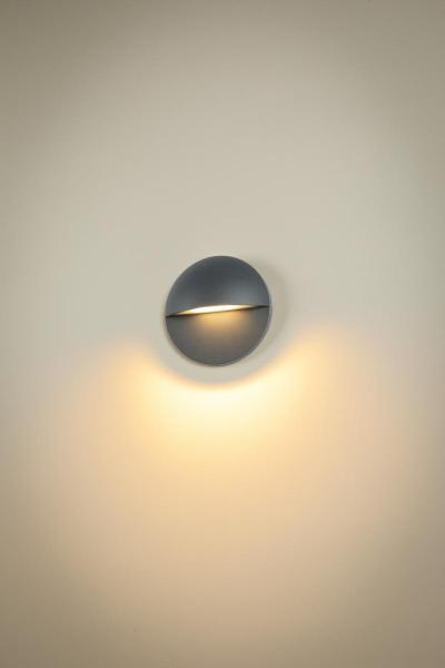 LID II, Wandaufbauleuchte, 2700/3000 K, 15 W, PHASE, 100°, anthrazit