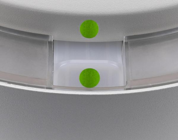 MEDO® PRO 30, Wand- und Deckenaufbauleuchte, rund, 3000/4000 K, 10 W, DALI, Touch, 70°, UGR <19, weiß