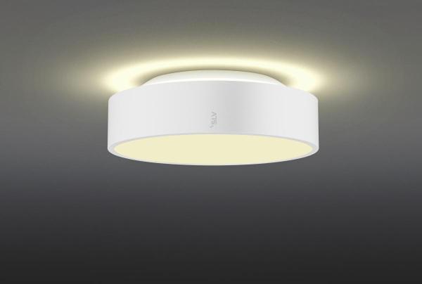 MEDO® PRO 30, Wand- und Deckenaufbauleuchte, rund, 3000/4000 K, 10 W, DALI, Touch, 110°, weiß