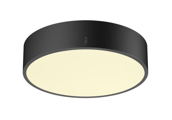 MEDO® PRO 30, Wand- und Deckenaufbauleuchte, rund, 3000/4000 K, 10 W, Phasenabschnitt, 70°, UGR <19, schwarz