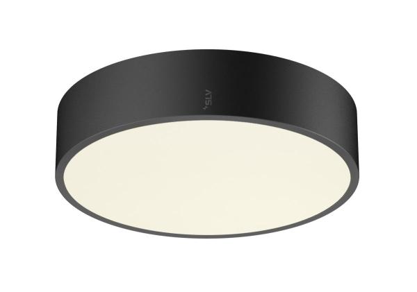 MEDO® PRO 30, Wand- und Deckenaufbauleuchte, rund, 3000/4000 K, 10 W, Phasenabschnitt, 70°, UGR <19, schwarz