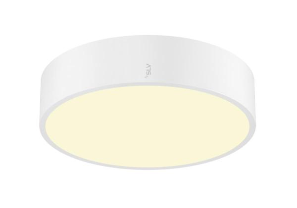 MEDO® PRO 30, Wand- und Deckenaufbauleuchte, rund, 3000/4000 K, 10 W, Phasenabschnitt, 110°, weiß