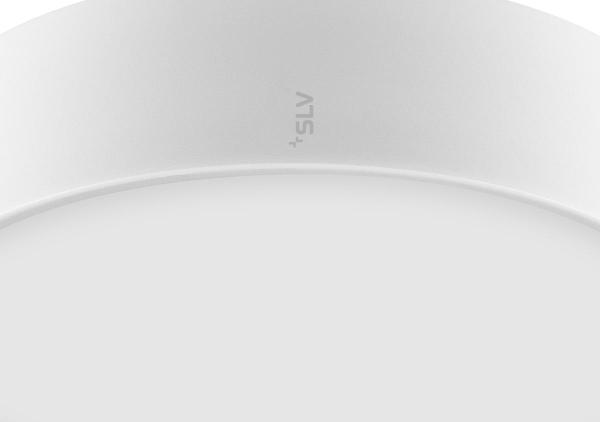 MEDO® PRO 30, Wand- und Deckenaufbauleuchte, rund, 3000/4000 K, 10 W, Phasenabschnitt, 110°, weiß