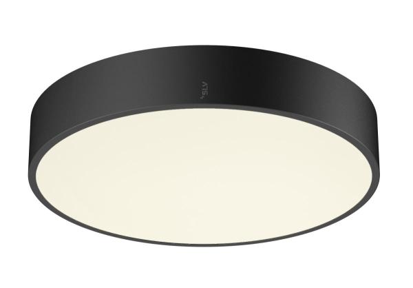MEDO® PRO 40, Wand- und Deckenaufbauleuchte, rund, 3000/4000 K, 19 W, DALI, Touch, 80°, UGR <19, schwarz