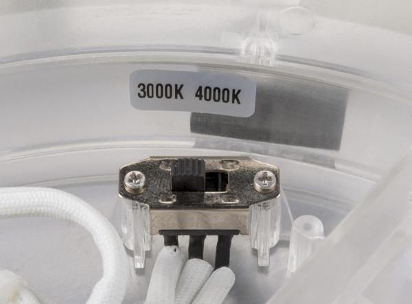 MEDO® PRO 40, Wand- und Deckenaufbauleuchte, rund, 3000/4000 K, 19 W, DALI, Touch, 110°, weiß