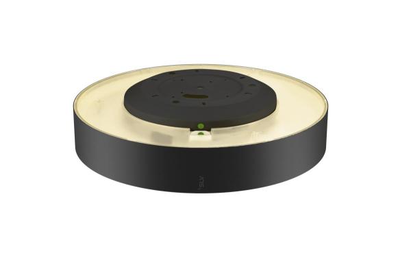 MEDO® PRO 40, Wand- und Deckenaufbauleuchte, rund, 3000/4000 K, 19 W, Phasenabschnitt, 80°, UGR <19, schwarz