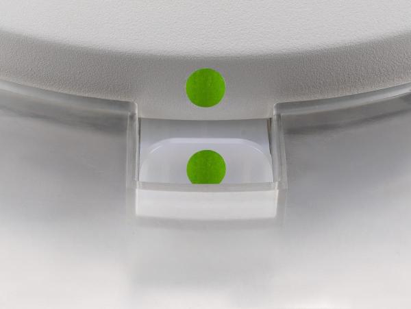 MEDO® PRO 40, Wand- und Deckenaufbauleuchte, rund, 3000/4000 K, 19 W, Phasenabschnitt, 110°, weiß