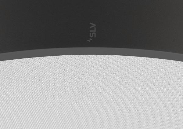 MEDO® PRO 60, Wand- und Deckenaufbauleuchte, rund, 3000/4000 K, 39 W, DALI, Touch, 80°, UGR <19, schwarz