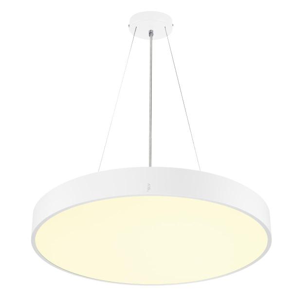 MEDO® PRO 60, Wand- und Deckenaufbauleuchte, rund, 3000/4000 K, 39 W, DALI, Touch, 80°, UGR <19, weiß