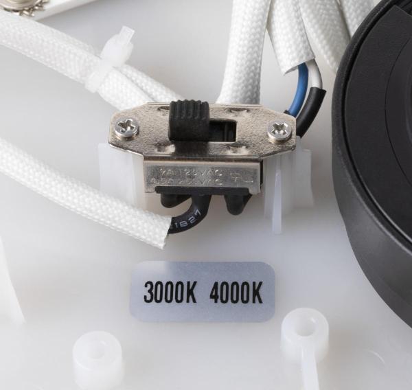 MEDO® PRO 60, Wand- und Deckenaufbauleuchte, rund, 3000/4000 K, 39 W, DALI, Touch, 80°, UGR <19, weiß