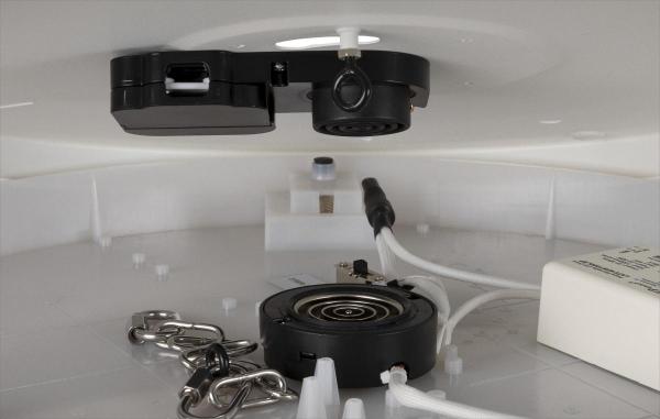 MEDO® PRO 60, Wand- und Deckenaufbauleuchte, rund, 3000/4000 K, 39 W, DALI, Touch, 80°, UGR <19, weiß