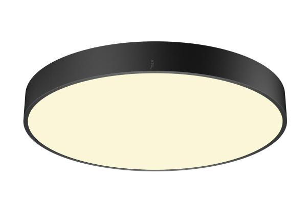 MEDO® PRO 60, Wand- und Deckenaufbauleuchte, rund, 3000/4000 K, 37 W, Phasenabschnitt, 110°, schwarz