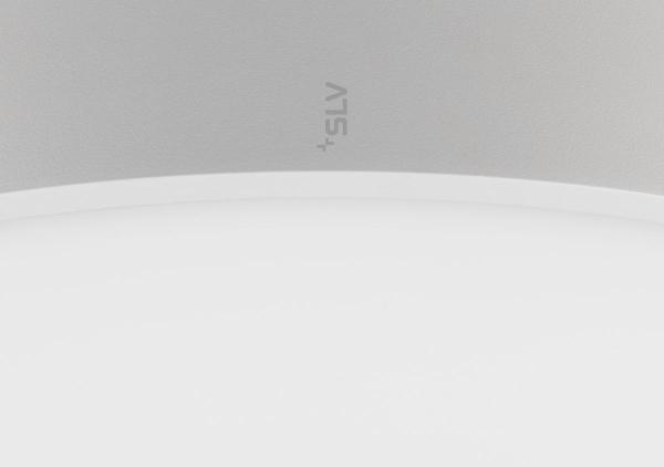 MEDO® PRO 60, Wand- und Deckenaufbauleuchte, rund, 3000/4000 K, 37 W, Phasenabschnitt, 110°, weiß