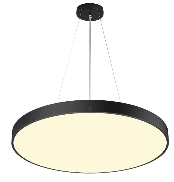 MEDO® PRO 90, Deckenaufbauleuchte, rund, 3000/4000 K, 75 W, DALI, Touch, 110°, schwarz