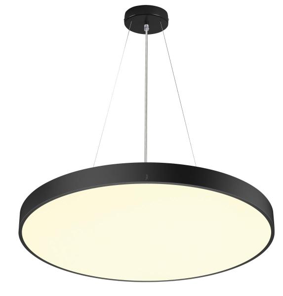 MEDO® PRO 90, Deckenaufbauleuchte, rund, 3000/4000 K, 74 W, Phasenabschnitt, 80°, UGR <19, schwarz