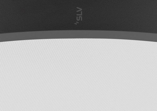 MEDO® PRO 90, Deckenaufbauleuchte, rund, 3000/4000 K, 74 W, Phasenabschnitt, 80°, UGR <19, schwarz