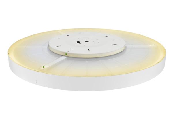 MEDO® PRO 90, Deckenaufbauleuchte, rund, 3000/4000 K, 74 W, Phasenabschnitt, 110°, weiß