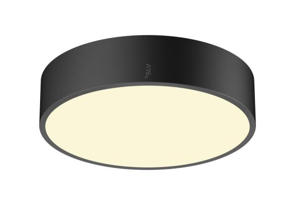 MEDO® 30, Wand- und Deckenaufbauleuchte, rund, 2700/3000/4000 K, 12 W, Phasenabschnitt, 110°, schwarz