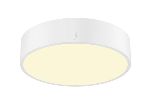 MEDO® 30, Wand- und Deckenaufbauleuchte, rund, 2700/3000/4000 K, 12 W, Phasenabschnitt, 110°, weiß
