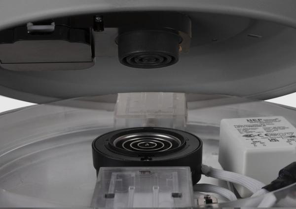 MEDO® 30, Wand- und Deckenaufbauleuchte, rund, 2700/3000/4000 K, 12 W, Phasenabschnitt, 110°, grau