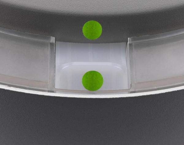 MEDO® 30, Wand- und Deckenaufbauleuchte, rund, 2700/3000/4000 K, 12 W, Phasenabschnitt, 110°, grau