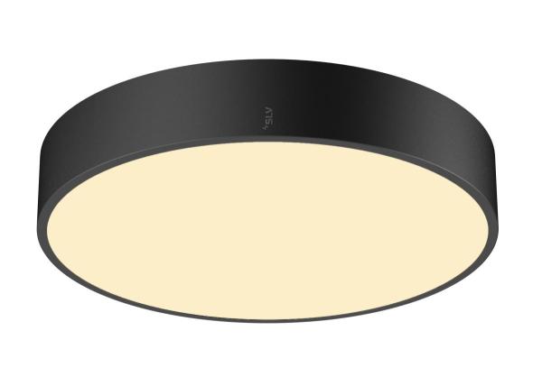 MEDO® 40, Wand- und Deckenaufbauleuchte, rund, 2700/3000/4000 K, 20 W, Phasenabschnitt, 110°, schwarz