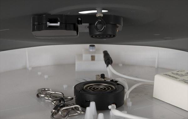 MEDO® 60, Wand- und Deckenaufbauleuchte, rund, 2700/3000/4000 K, 39 W, Phasenabschnitt, 110°, grau