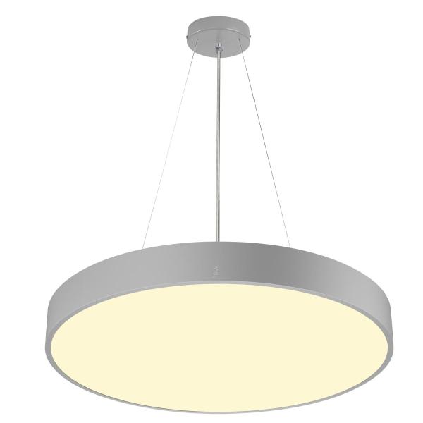 MEDO® 60, Wand- und Deckenaufbauleuchte, rund, 2700/3000/4000 K, 39 W, Phasenabschnitt, 110°, grau