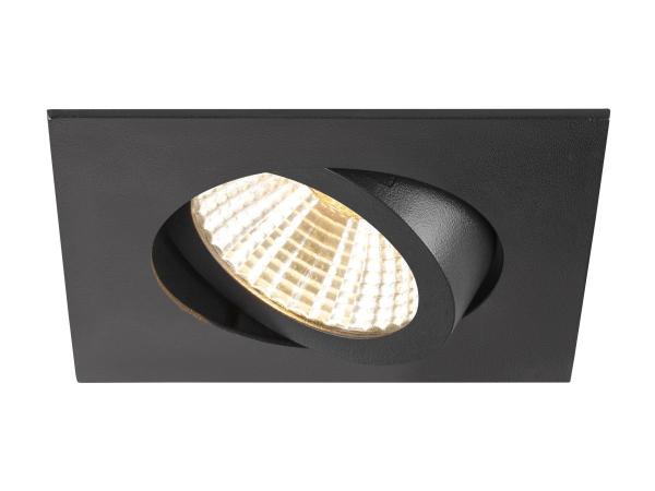 NEW TRIA® 68, Deckeneinbauring, L: 8.2 B: 8.2 H: 2.6 cm, IP 20, schwarz