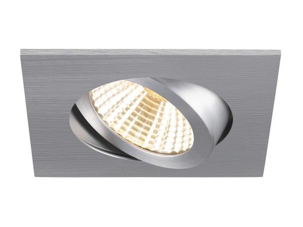 NEW TRIA® 68, Deckeneinbauring, L: 8.2 B: 8.2 H: 2.6 cm, IP 20, aluminium