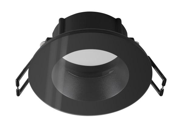 NEW TRIA® 68, Deckeneinbauring, D: 8.3 H: 3.55 cm, IP 65, inkl. Glas, schwarz