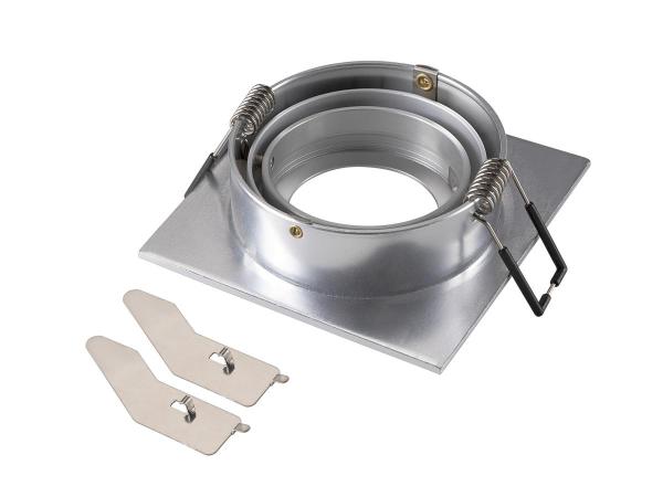 NEW TRIA® 75, Deckeneinbauring, L: 9 B: 9 H: 2.6 cm, IP 20, aluminium