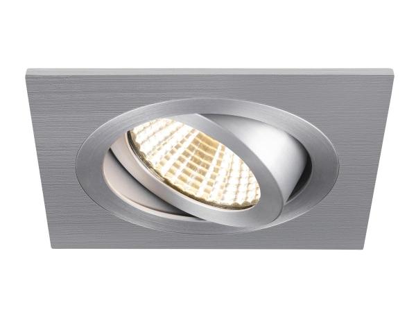 NEW TRIA® 75, Deckeneinbauring, L: 9 B: 9 H: 2.6 cm, IP 20, aluminium