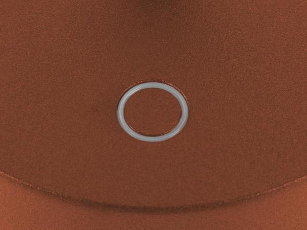 VINOLINA ONE, Tischleuchte, Akku, IP54, 2700 K, TOUCH, rost