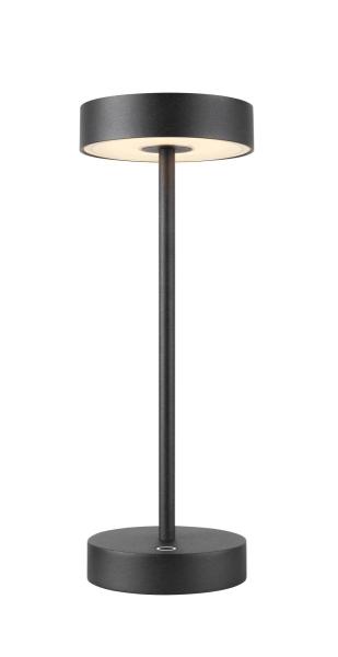 VINOLINA, Tischleuchte, Akku, IP54, 2700/3000 K, TOUCH, schwarz