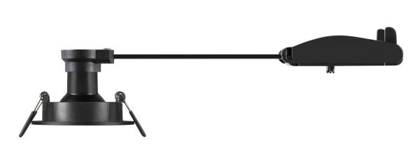 NEW TRIA® 68, Deckeneinbauleuchte, rund, max. 10 W GU10, schwarz